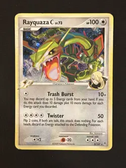 2009 Rayquaza C Platinum Holo Supreme Victors #8 /147 LP~MP Pokemon - Image 1