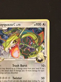 2009 Rayquaza C Platinum Holo Supreme Victors #8 /147 LP~MP Pokemon - Image 3
