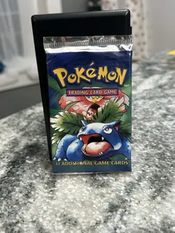 1999 Pokemon TCG Base Set Booster Pack Sealed 20.68G Venusaur Art!! Light Pack - Image 1