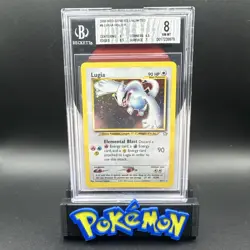 Pokemon Lugia Neo Genesis Unlimited Holo Rare #9 BGS 8 - Image 1