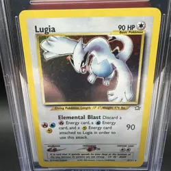 Pokemon Lugia Neo Genesis Unlimited Holo Rare #9 BGS 8 - Image 3