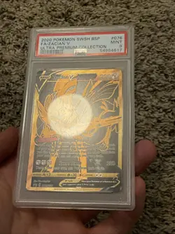 2020 Pokemon SWSH Black Star Promo #076 FA Zacian Ultra Premium Collection PSA 9 - Image 4