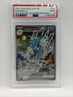 2024 POKEMON SVP EN KINGDRA EX SFA #131 PSA 9 - Image 1