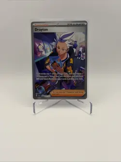 Drayton 244/191 SV08 Surging Sparks Special Illustration Rare SIR Pokemon Holo - Image 1