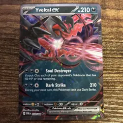 Yveltal ex 053/088 ME03: Perfect Order Pokemon TCG Double Rare NM - Image 1