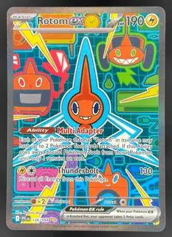 2025 Pokemon Phantasmal Flames #126/094 Rotom ex Special Illustration Rare - Image 1