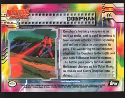 Donphan 11 Pokemon Pokemon Movie Mewtwo Strikes Back Black TOPPS Near Mint - Image 2