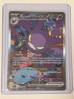 Pokemon Team Rocket's Crobat ex 234/182 Special Illustration Rare Holo - Image 1