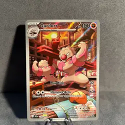 Gurdurr 126/086 Black Bolt Pokemon NM - Image 1