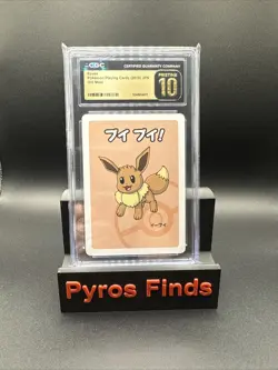 Eevee 2019 Pokemon Japanese Old Maid Red Back CGC Pristine 10🔥eeveelution - Image 1