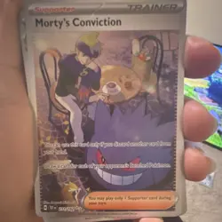Pokemon Morty's Conviction 211/162 SV05 Temporal Forces Illustration Rare Holo … - Image 1