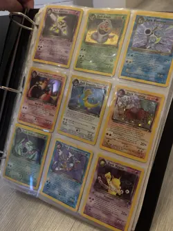 Pokemon Team Rocket Complete Set – 83/82 – WOTC With Rare Collector’s Folder - Image 1