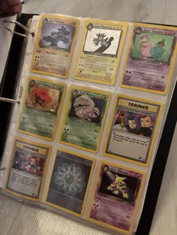 Pokemon Team Rocket Complete Set – 83/82 – WOTC With Rare Collector’s Folder - Image 5