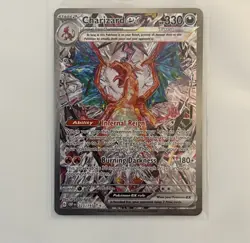 2023 Pokemon OBF En Charizard EX SAR 223/197 Sv03: Obsidian Flames Holo Rare - Image 1