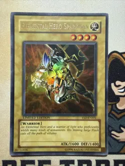 Elemental Hero Sparkman - YSD-ENS01 - Ultra Rare - Limited Edition YuGiOh LP - Image 2