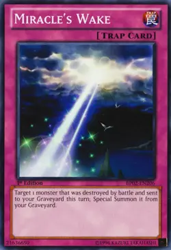Miracle's Wake - BP02-EN206 - Common - 1st Edition - Lightly Played - Image 1