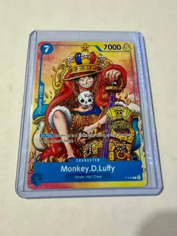 Monkey.D.Luffy (2nd Anniversary Stamped ) P-043 One Piece Promo NM - Image 1