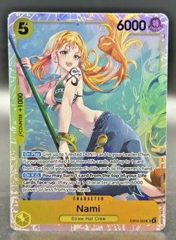 One Piece EB-03 Nami EB03-053 - SR English Heroines Edition - Image 1