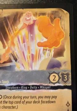 Zeus - Missing His Spark 193/204 Uncommon Whispers In The Well Disney Lorcana - Image 3