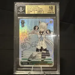 Weiss Schwarz Hololive Vol 2 Fubuki Shirakami SP English BGS 10 - Image 1