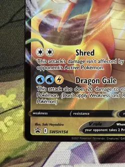 Dragonite V SWSH154 SWSH: Sword & Shield Promo Cards Holo Promo Pokemon TCG NM - Image 3