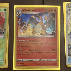 Pokemon TCG Dragonite EX, Charizard, Gengar EX, Glaceon VSTAR Card Lot - Image 5