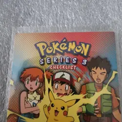 TOPPS 2000 POKEMON TCG TV ANIMATION EDITION SERIES 3 CHECKLIST CARD TRADING CARD - Image 2