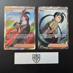 Pokemon TCG - Full Art Trainer 2-Card Lot - Ultra Rare Holo - NM - Image 1