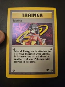 Sabrina - 20/132 - Pokemon Gym Challenge Unlimited Holo Rare Card WOTC DMG - Image 1