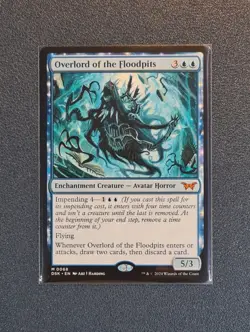 MTG Overlord of the Floodpits - Duskmourn: House of Horror - DSK - NM+ Condition - Image 1