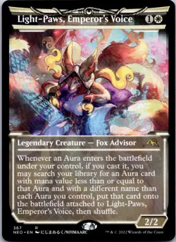 Light-Paws, Emperor's Voice (Showcase) R Kamigawa: Neon Dynasty 367 NM - Image 1