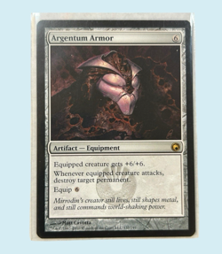Argentum Armor, Scars of Mirrodin, NM Near Mint, Magic the Gathering MTG - Image 1