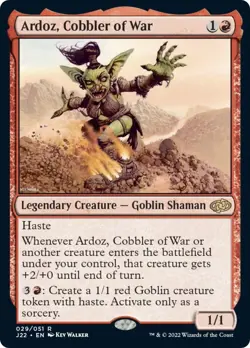 Ardoz, Cobbler of War Jumpstart 2022 Non-Foil NM Near Mint MTG Magic - Image 1