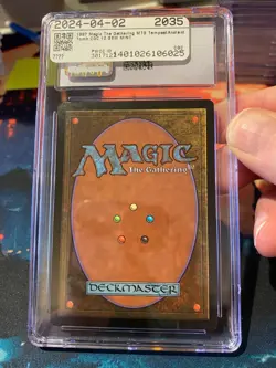 MTG Tempest Ancient Tomb CGC 10 - Image 2