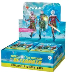 1x March of the Machine: Aftermath: Epilogue: Booster Box ($75 Cash/$112.50 Sto - Image 1