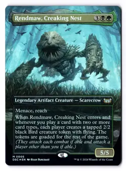 Rendmaw, Creaking Nest NM* FOIL BORDERLESS Duskmourn ENGLISH 0005 mtg-UnltdCards - Image 1