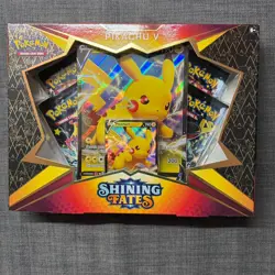 Pokemon TCG - Shining Fates - Pikachu V Box - Pokemon Card Booster New & Sealed - Image 1