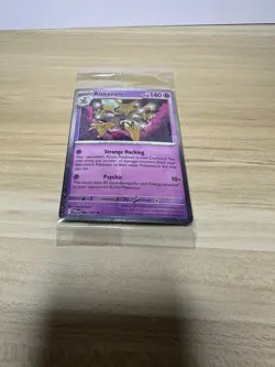 Pokemon Alakazam 082/167 SEALED Cosmos Holo Blister Exclusive TCG Card English - Image 3