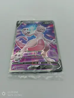 Pokemon Go Black Star Promo Holo Mewtwo V SWSH229 Sealed - Image 1