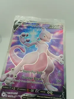 Pokemon Go Black Star Promo Holo Mewtwo V SWSH229 Sealed - Image 3