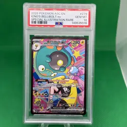 2026 POKEMON ASC SPECIAL ILLUSTRATION RARE #279 IONO'S BELLIBOLT EX PSA 10 - Image 1