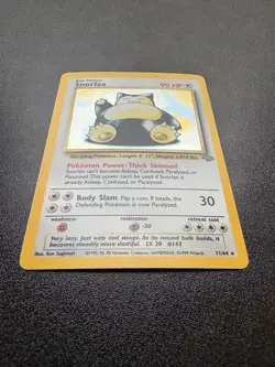 Pokemon Snorlax 90 HP 11/64 Jungle Holo Rare Unlimited Basic 1999 Card - Image 3