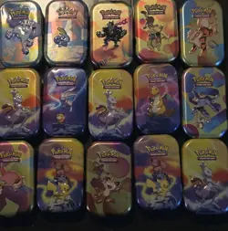 *EMPTY* 15 Pokemon Mini Tins - Image 1