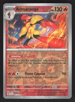 Armarouge 041/198 Reverse Holo Pokemon TCG Scarlet & Violet NM - Image 1