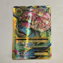 Pokemon Mega Venusaur EX 100/108 Evolutions Ultra Rare Mega 230 HP Full Art Holo - Image 1