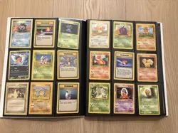 240+ Pokemon Cards in Binder including Holos and Rares Vintage e series - Image 4