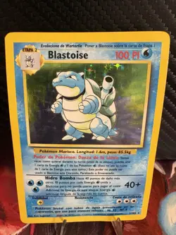 1999 Pokemon Blastoise 2/102 Holo Base Set Spanish WOTC MP - Image 1