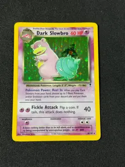Pokemon Dark Slowbro 8/110 Holo Legendary Collection 2002 Copy 2 NM - Image 1