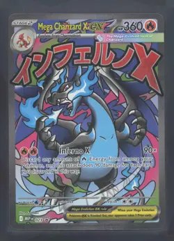Mega Charizard X ex 023 Promo Mega Evolution Promo Pokemon Near Mint - Image 1