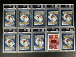 Pokemon TCG PSA Mix Lot of 10 Slabs Total - Image 2